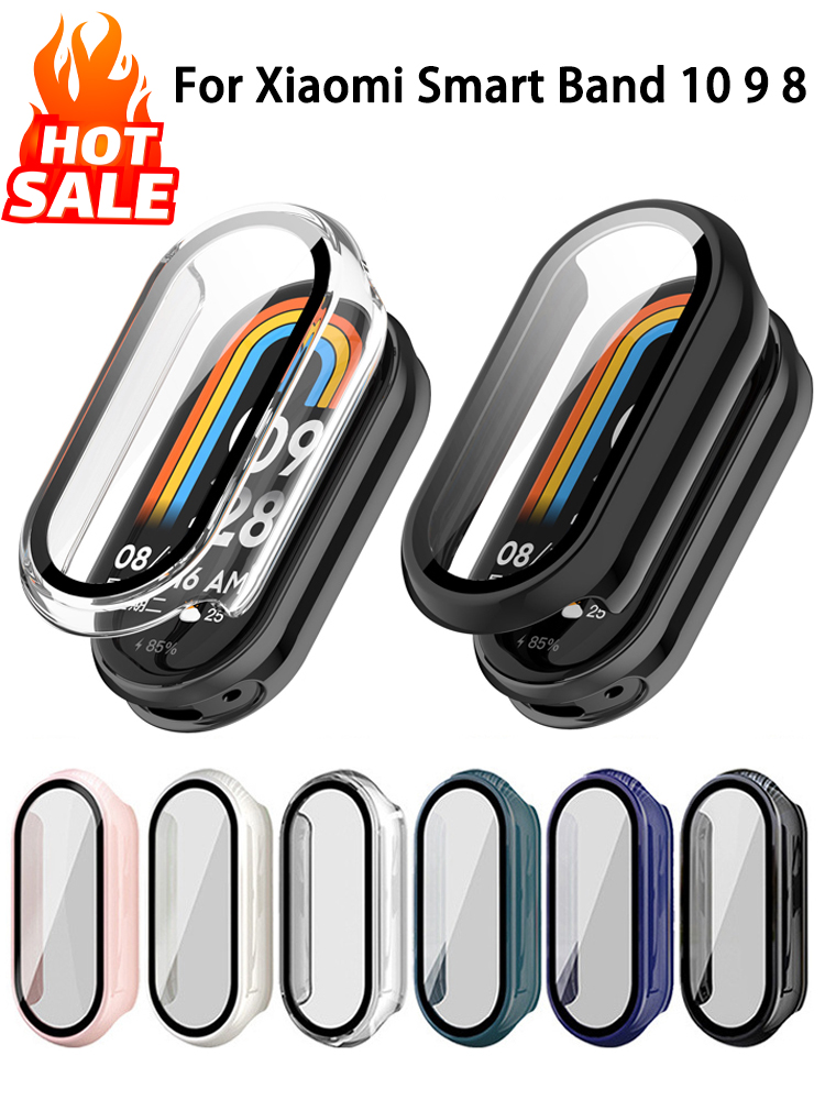 Smart Watch Accessories - กระจกนิรภัย + PCสําหรับXiaomi Mi Band 10