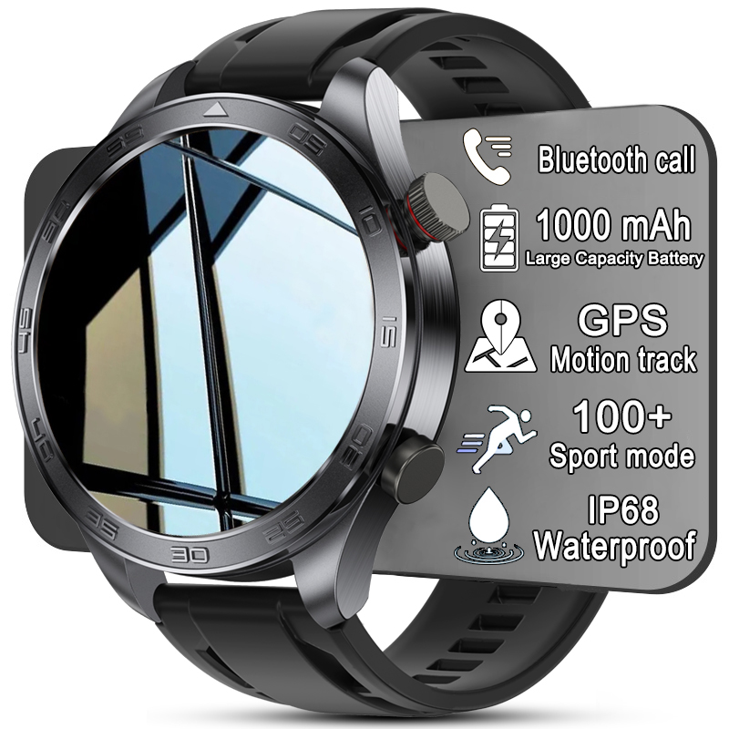 Smartwatch Face - สมาร์ทวอทช์ติดตาม GPS รุ่นใหม่สำหรับผู้ชาย หน้าจอ AMOLED สำหรับกีฬากลางแจ้ง