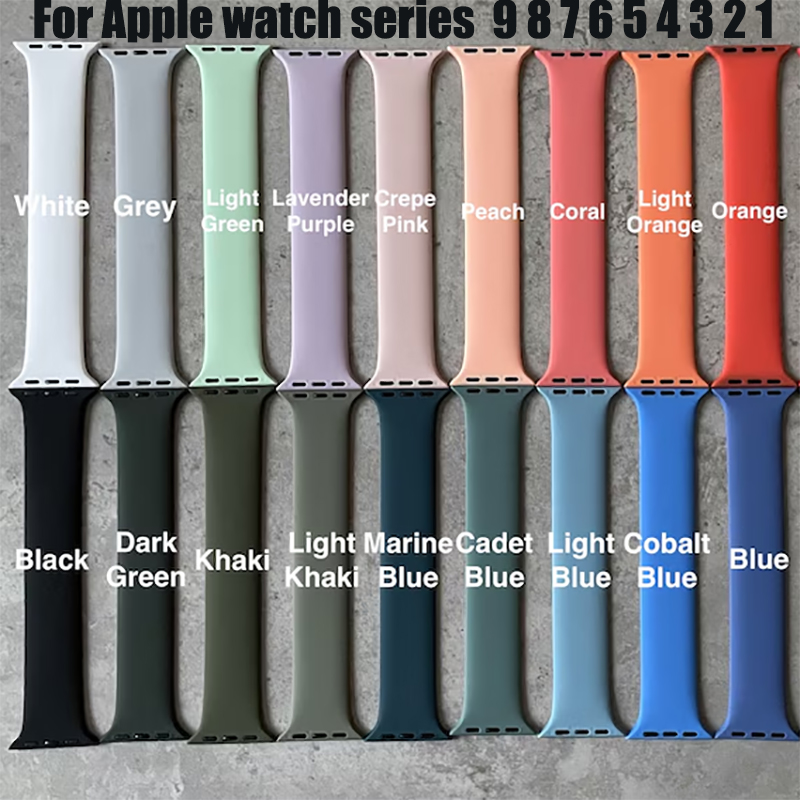 Solo Loop Strap - สายเดี่ยวซิลิโคนสำหรับสายคาด Apple Watch 40มม. 44มม. 45มม.