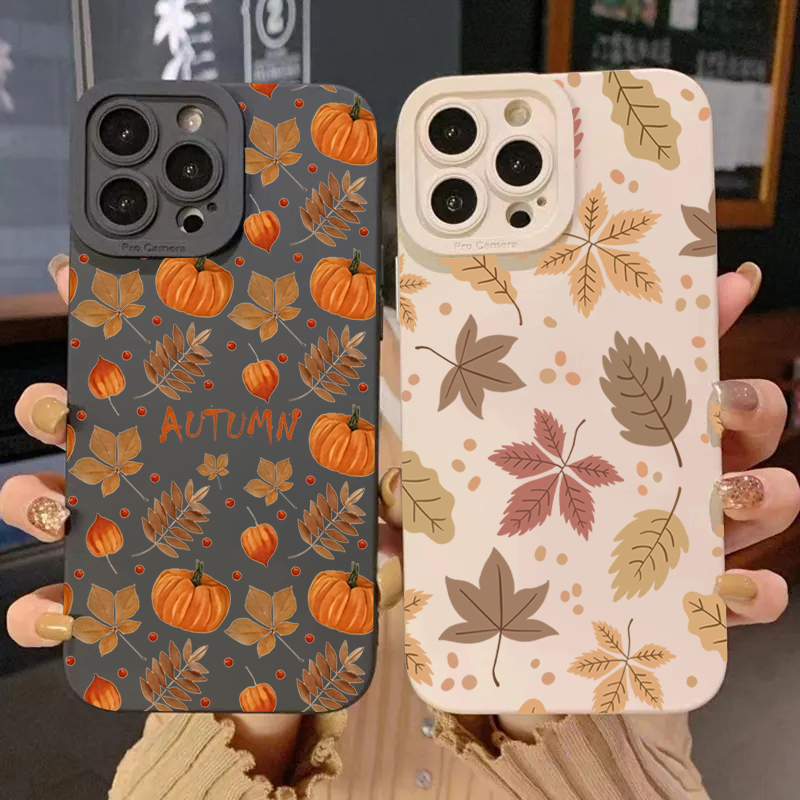 Samsung Galaxy S24 - เคสโทรศัพท์ลายใบเมเปิลสไตล์เรโทรสำหรับ Samsung Galaxy A16 A06 A26