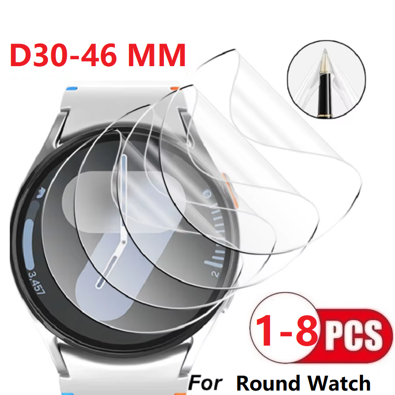 Motorola Smartwatch Accessories - ฟิล์มกันรอยหน้าจอนาฬิกาอัจฉริยะ ทรงกลม ขนาด 35 36 37