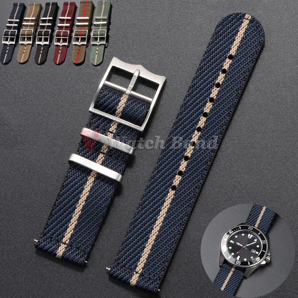 Nylon Nato Strap - 20 22 มม.ไนลอนสําหรับ TUDOR สําหรับ Omega