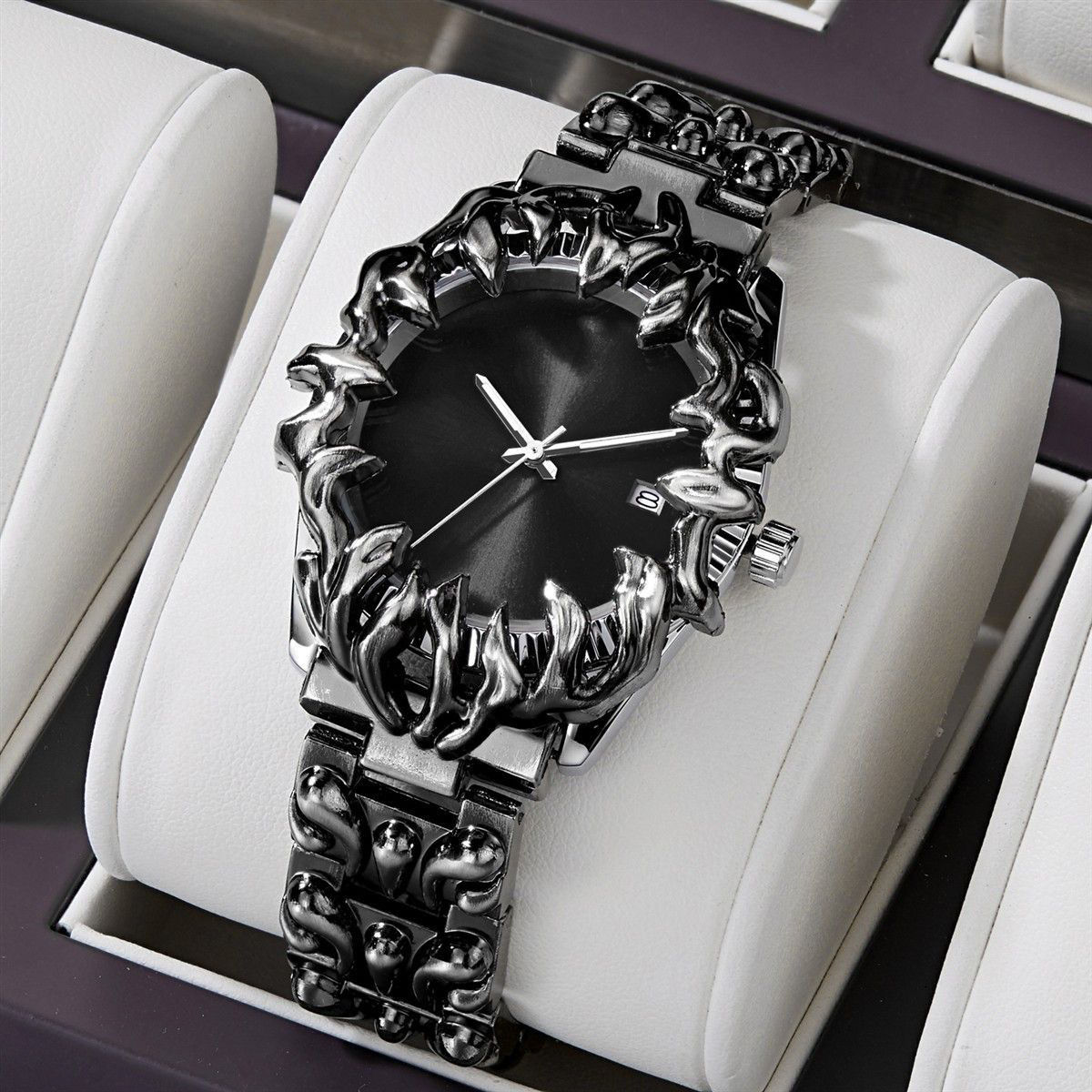 Smartwatch Instagram - นาฬิการูปทรงกรงเล็บสำหรับผู้ชาย ดีไซน์ย้อนยุค Y2K สุดเก๋ แบรนด์หรูทันสมัย สไตล์อินสตาแกรม