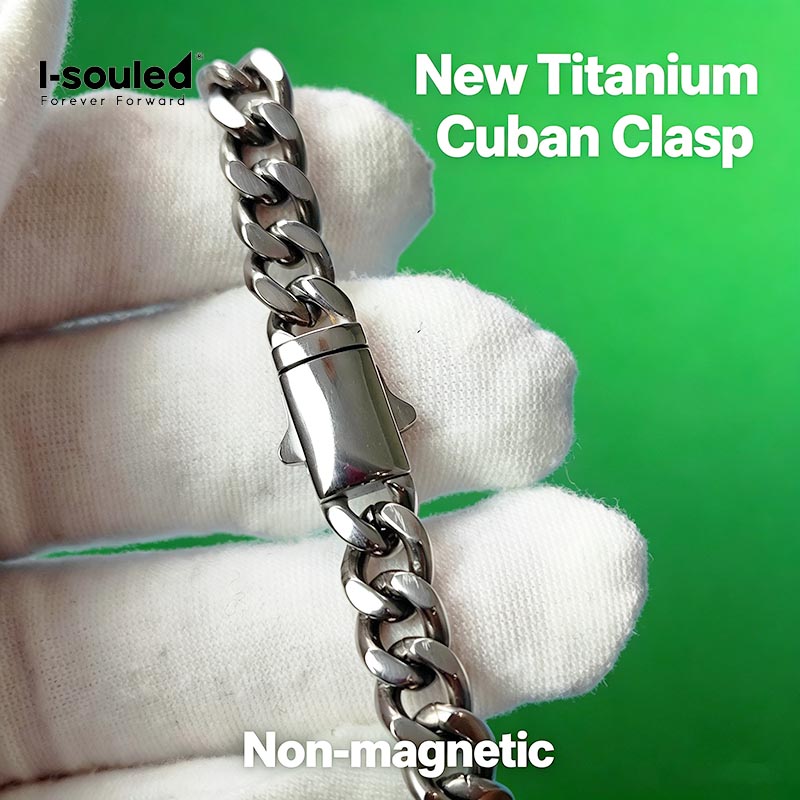 สร้อยข้อมือไทเทเนียมแบบ Cuban  - Ceramic Link Bracelet บทวิจารณ์และราคา