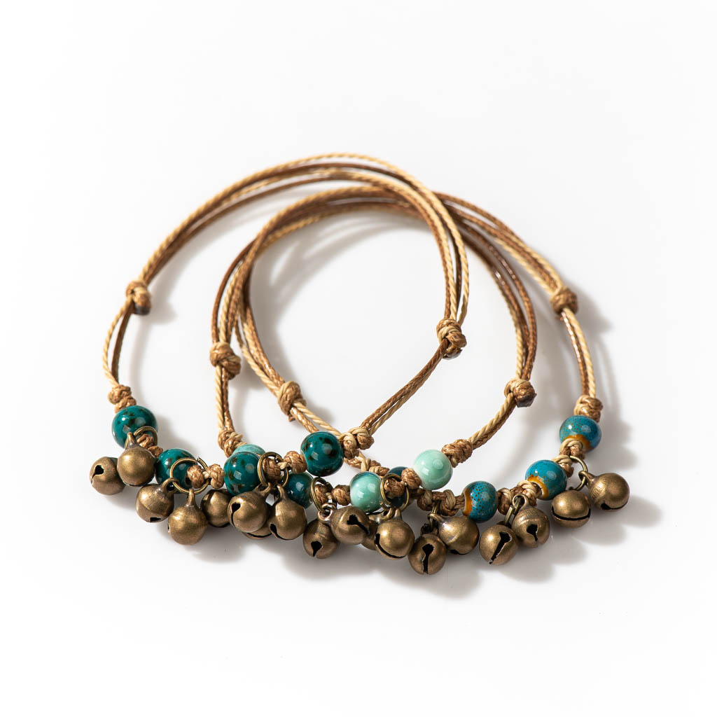 Handmade เซรามิคสไตล์ Retro ลู - Ceramic Link Bracelet บทวิจารณ์และราคา