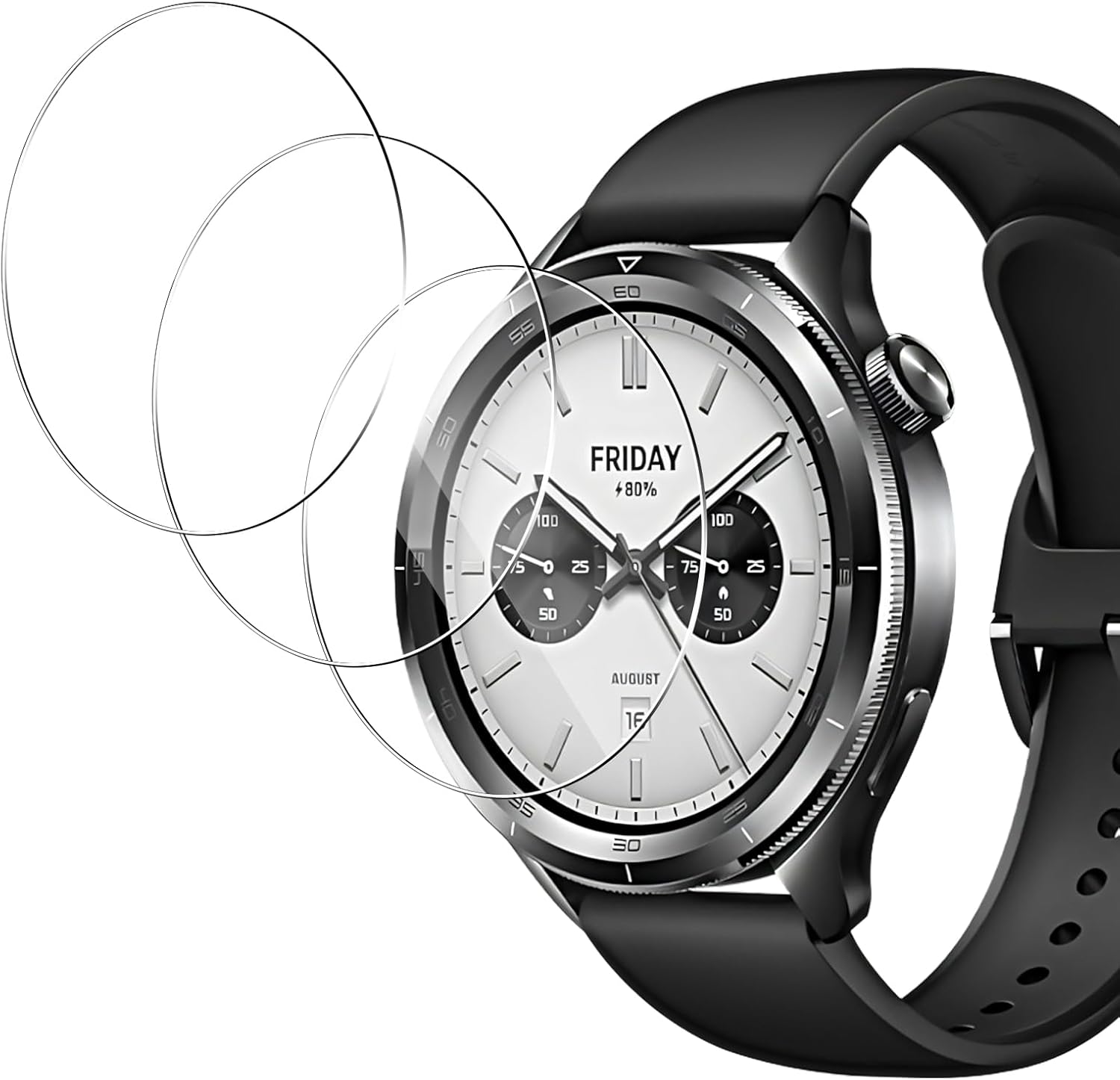 3PCSกระจกนิรภัยSmartwatchป้องก - Xiaomi Smartwatch S4 Accessories บทวิจารณ์และราคา