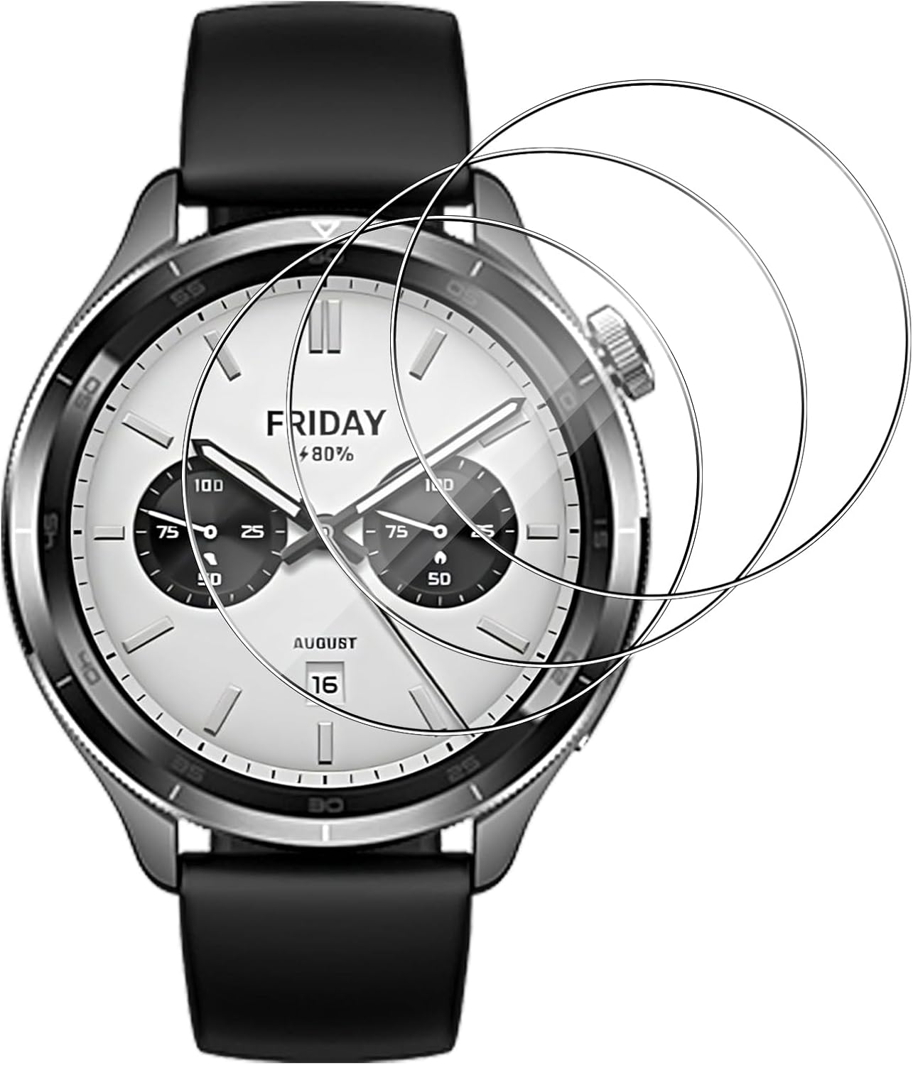 3PCSกระจกนิรภัยSmartwatchป้องก - Xiaomi Smartwatch S4 Accessories บทวิจารณ์และราคา