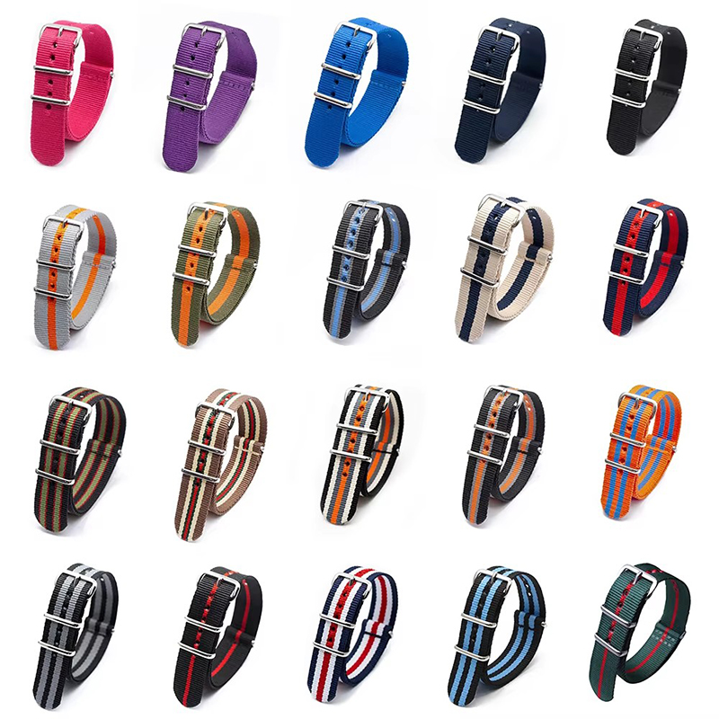 สายนาฬิกาไนลอนสายนาฬิกา18/20/2 - Nylon Nato Strap บทวิจารณ์และราคา