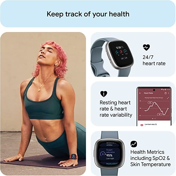 ฟิตบิท เวอร์ซ่า 4 สมาร์ทวอทช์  - Smartwatch Touch บทวิจารณ์และราคา