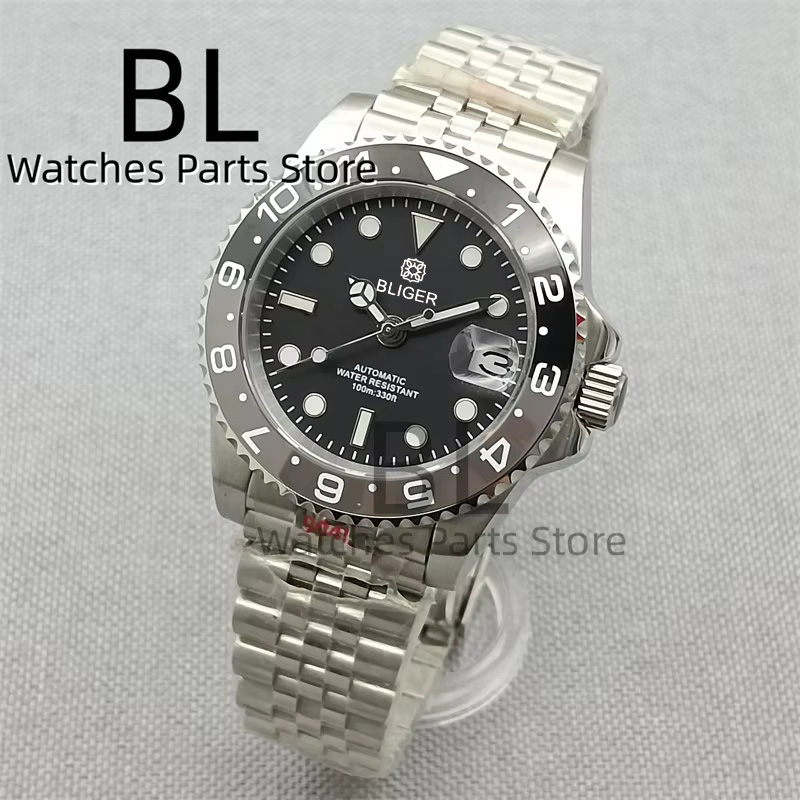 BLIGER 40 มม.นาฬิกาผู้ชาย NH35 - Ceramic Link Bracelet บทวิจารณ์และราคา