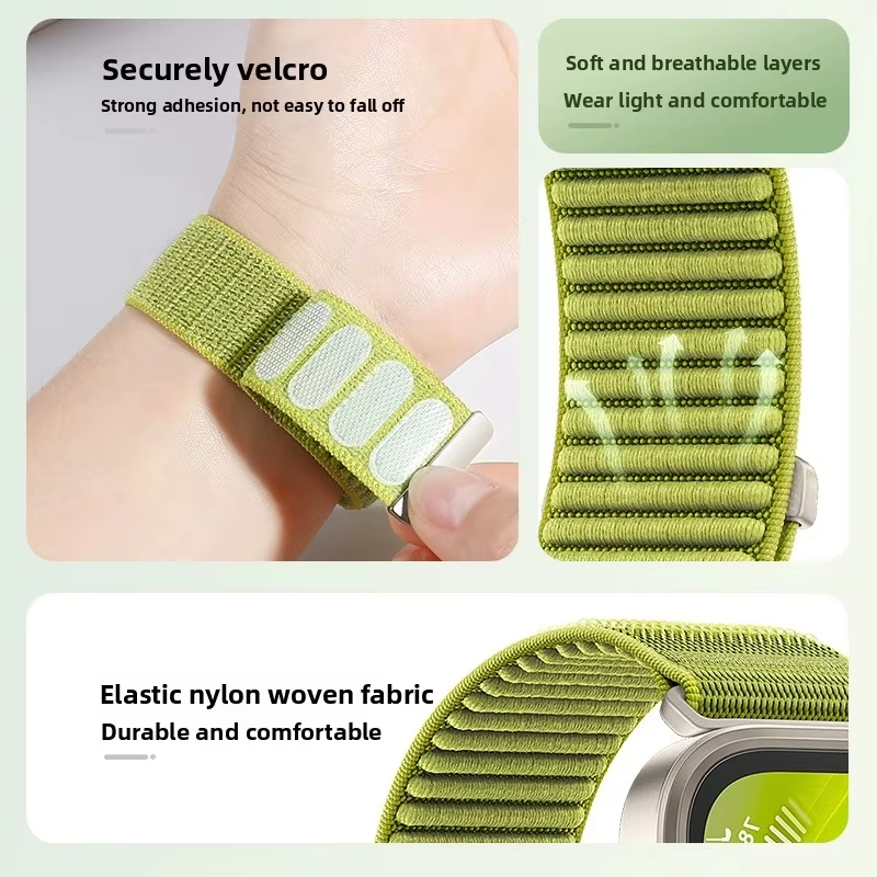 สายนาฬิกาสำหรับ Xiaomi Smart B - Solo Loop Strap บทวิจารณ์และราคา