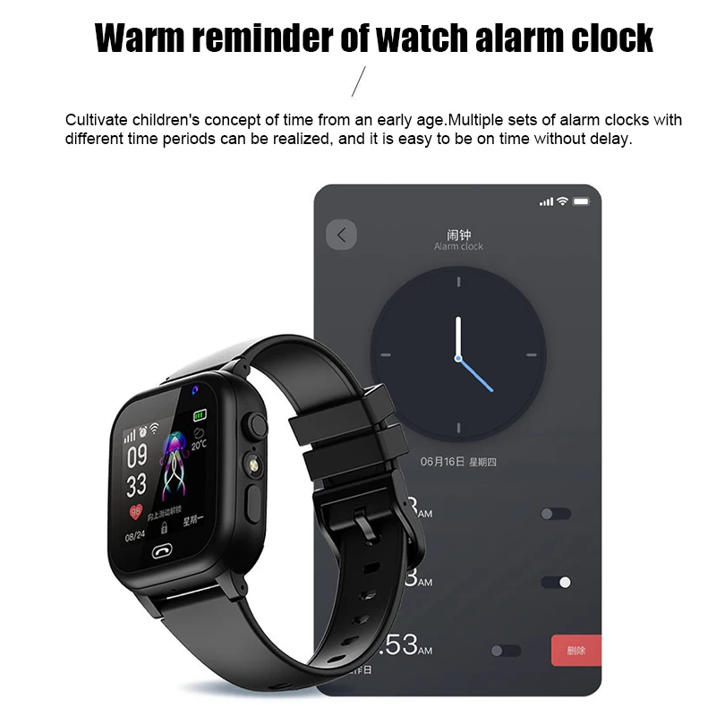 4G เด็กดูสมาร์ท SOS โทร LBS ติ - Smartwatch Id บทวิจารณ์และราคา