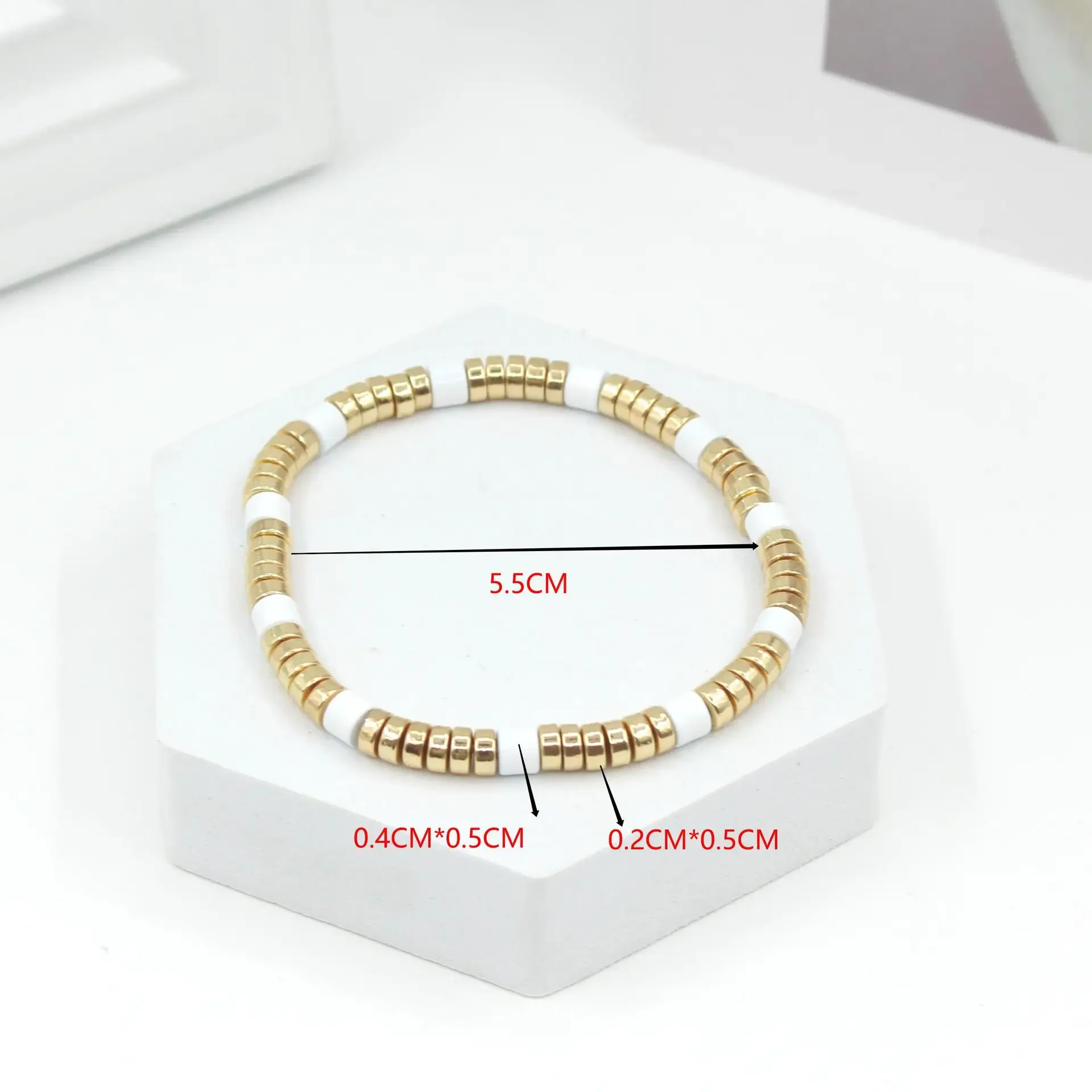 โบฮีเมียนเคลือบสีขาวลมเย็นฤดูใ - Ceramic Link Bracelet บทวิจารณ์และราคา