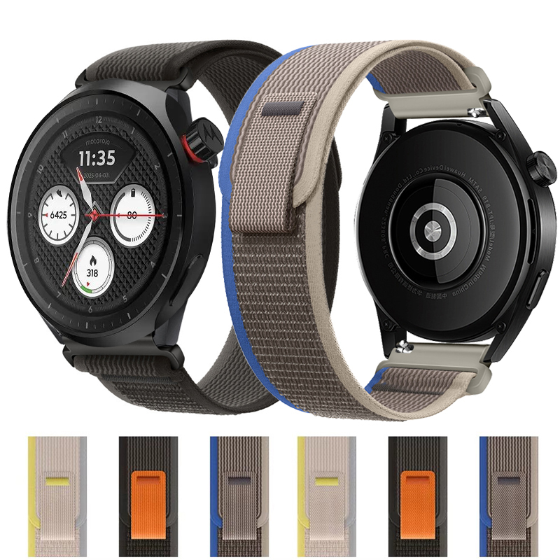 20/22 มม.สายไนลอนสำหรับโมโตโรล - Motorola Smartwatch Accessories บทวิจารณ์และราคา