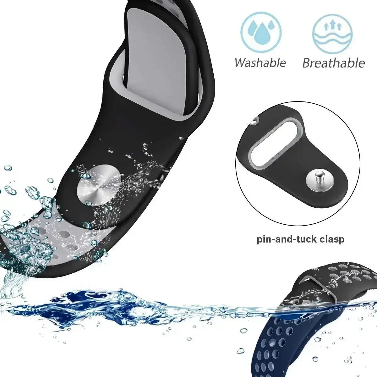 20 มม. 22 มม. สายรัดแบบทูโทนระ - Motorola Smartwatch Accessories บทวิจารณ์และราคา