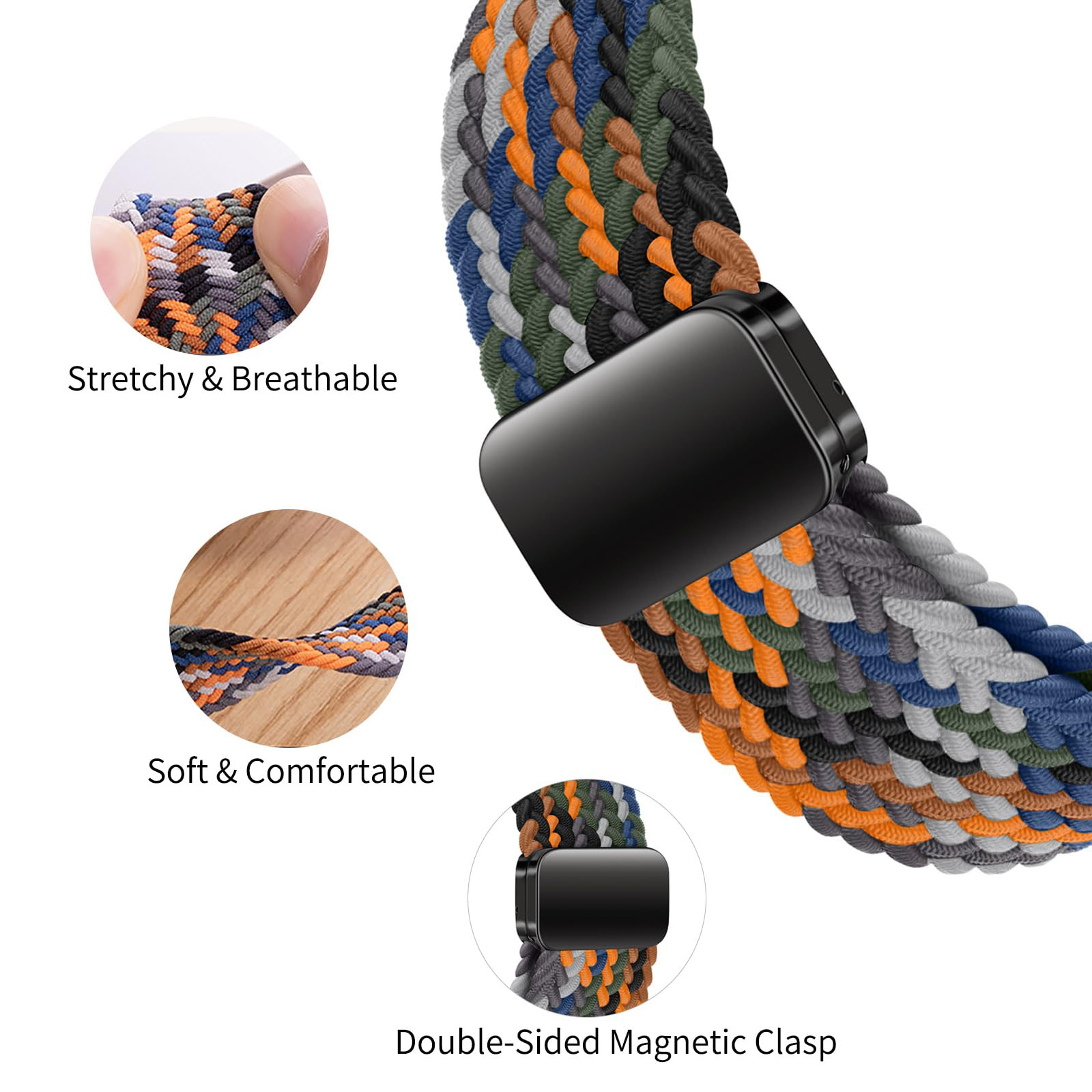 สายรัดข้อมือแบบถักสำหรับนาฬิกา - Solo Loop Strap บทวิจารณ์และราคา
