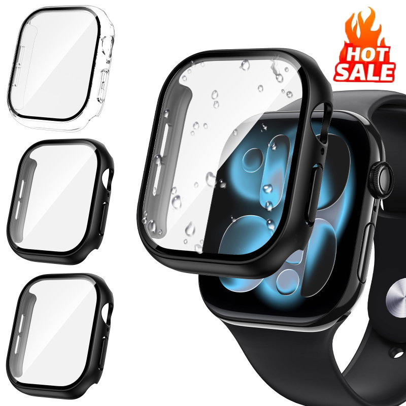 3 ชิ้นแก้ว + ฝาครอบสำหรับแอปเป - Apple Smartwatch Accessories บทวิจารณ์และราคา