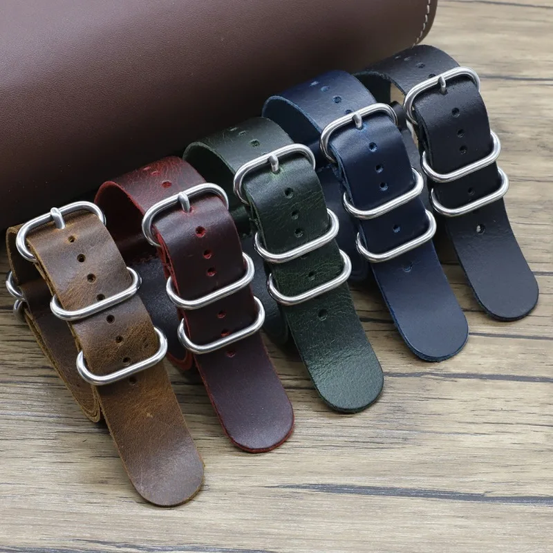 นาฬิกาหนังแท้วินเทจ 18 มม.20 ม - Nylon Nato Strap บทวิจารณ์และราคา