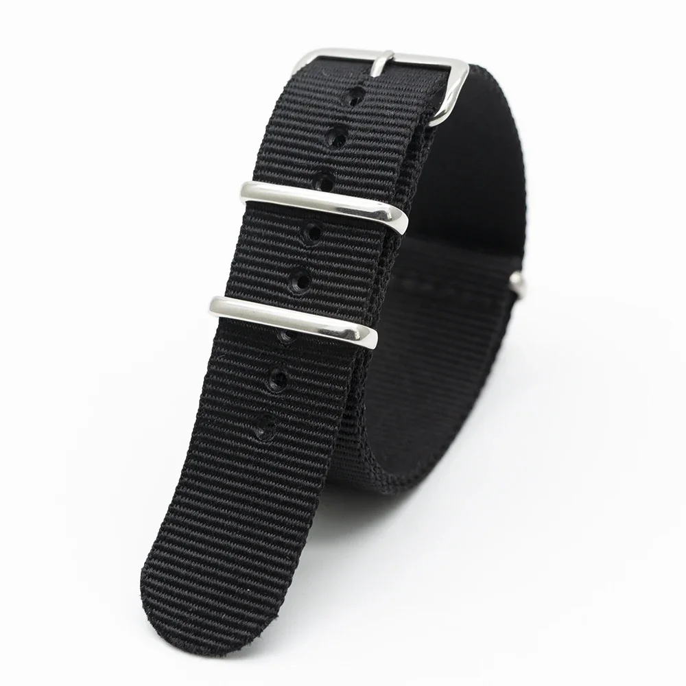 ไนลอนสีดําสําหรับนาฬิกานาฬิกาก - Nylon Nato Strap บทวิจารณ์และราคา
