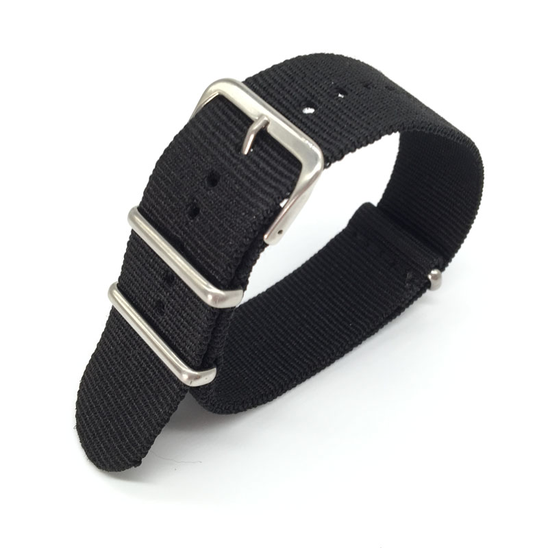 ไนลอนสีดําสําหรับ 16 มม.18 มม. - Nylon Nato Strap บทวิจารณ์และราคา