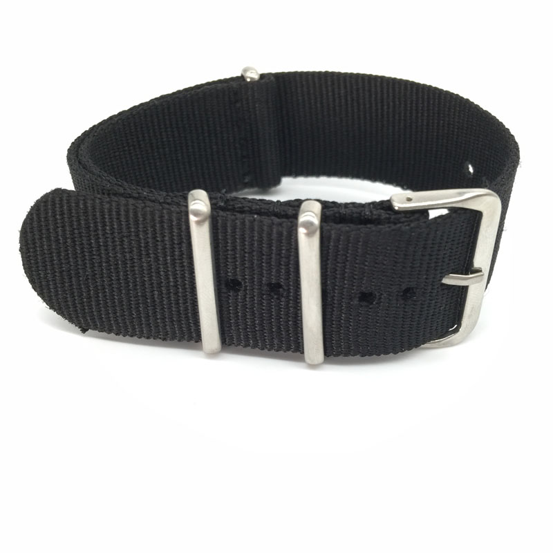 ไนลอนสีดําสําหรับ 16 มม.18 มม. - Nylon Nato Strap บทวิจารณ์และราคา