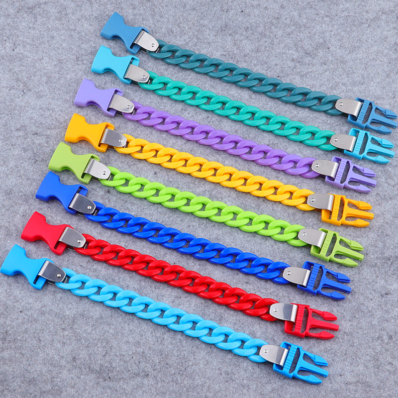 FishSheep2021แนวโน้มอะคริลิค L - Ceramic Link Bracelet บทวิจารณ์และราคา