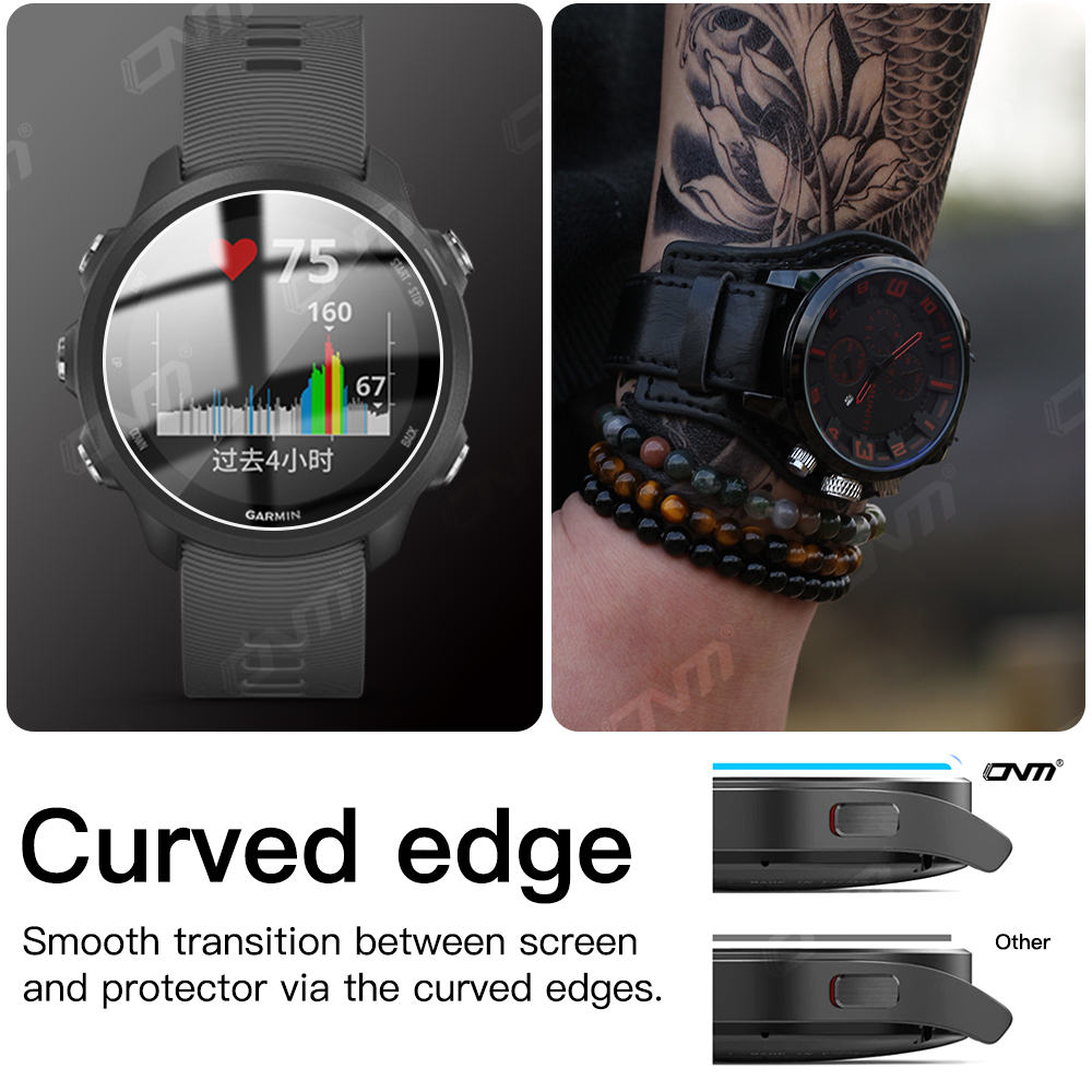 กระจกนิรภัย 9H สำหรับการ์มิน ฟ - Motorola Smartwatch Accessories บทวิจารณ์และราคา