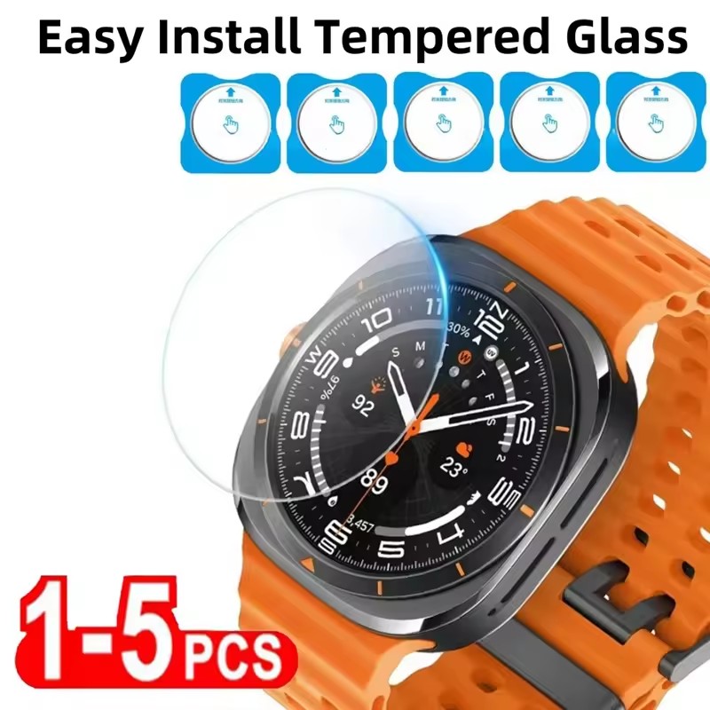 1-5PCS Premium กระจกนิรภัยสําห - Samsung Smartwatch Ultra Accessories บทวิจารณ์และราคา