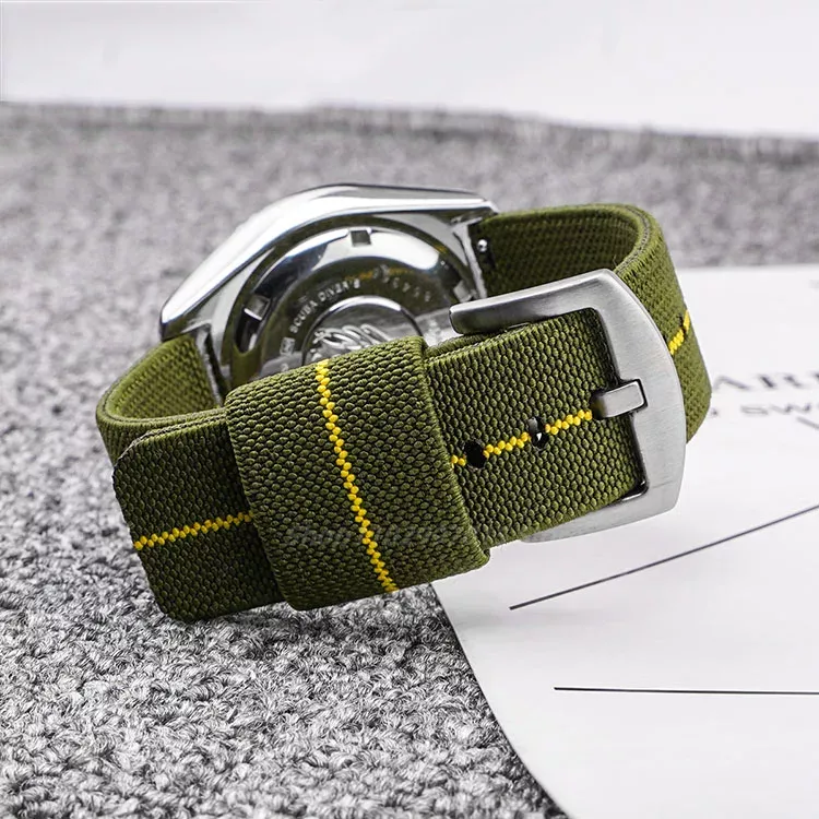 ไนลอน 18 มม.20 มม.22 มม.24 มม. - Nylon Nato Strap บทวิจารณ์และราคา