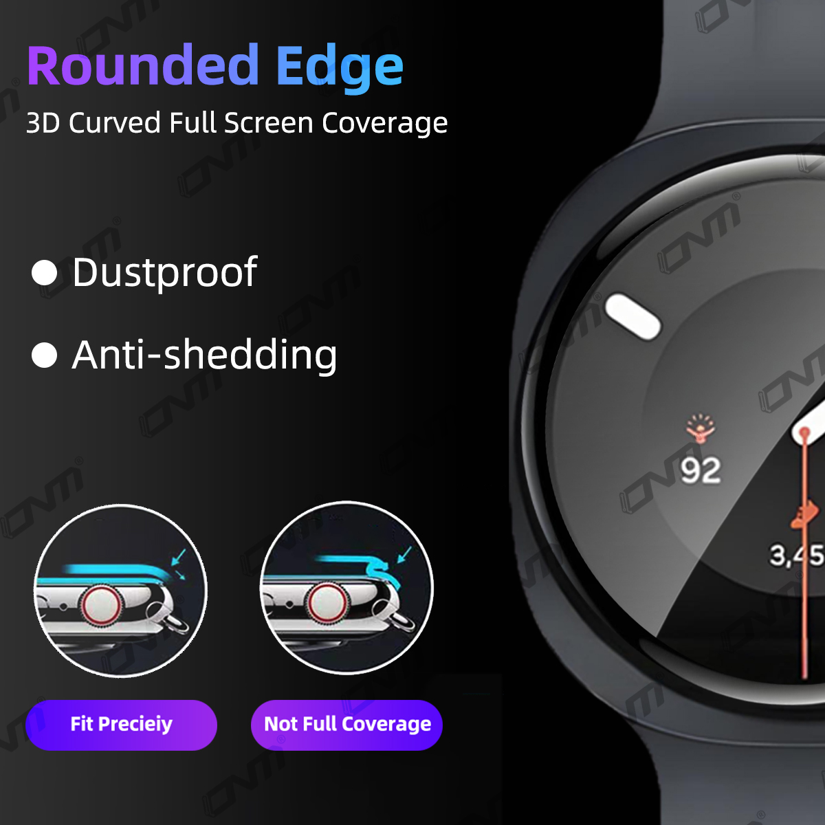 ตัวป้องกันหน้าจอ 3 มิติสำหรับซ - Samsung Smartwatch Ultra Accessories บทวิจารณ์และราคา